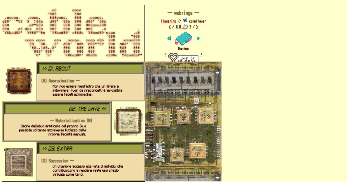 Screenshot of web page.