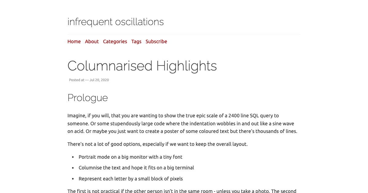 Screenshot of web page.