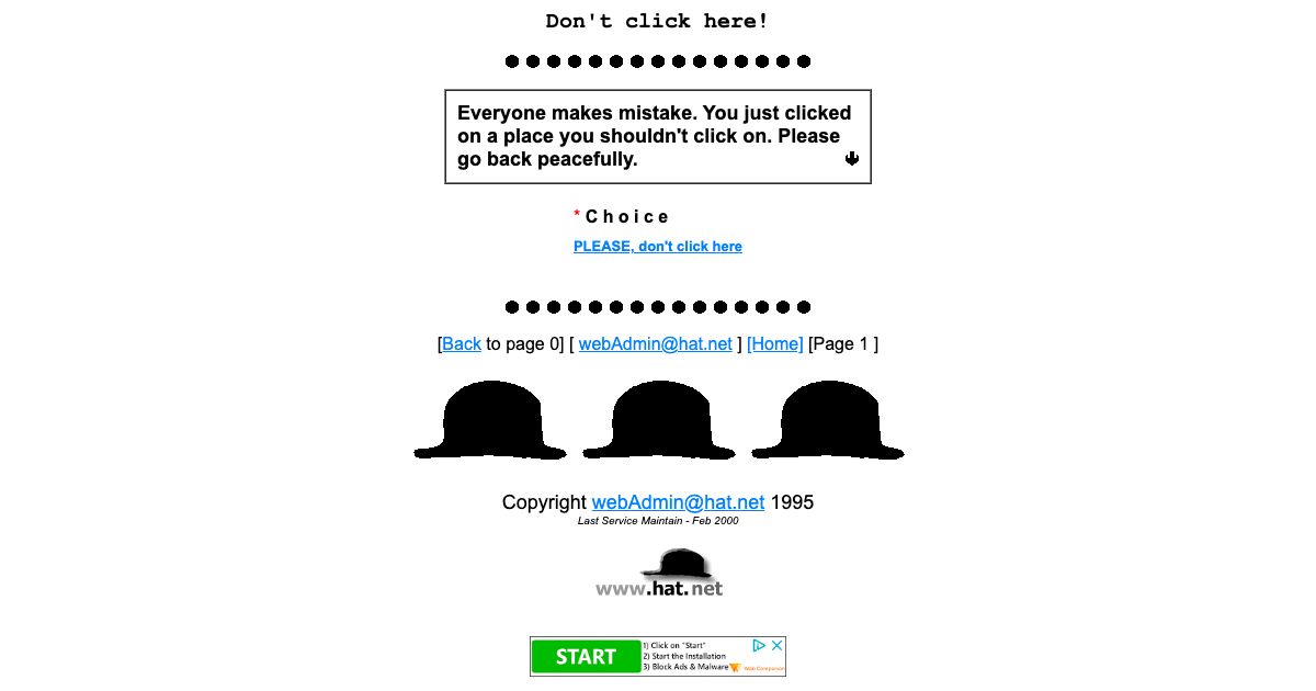 Screenshot of web page.