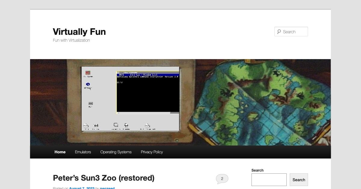 Screenshot of web page.
