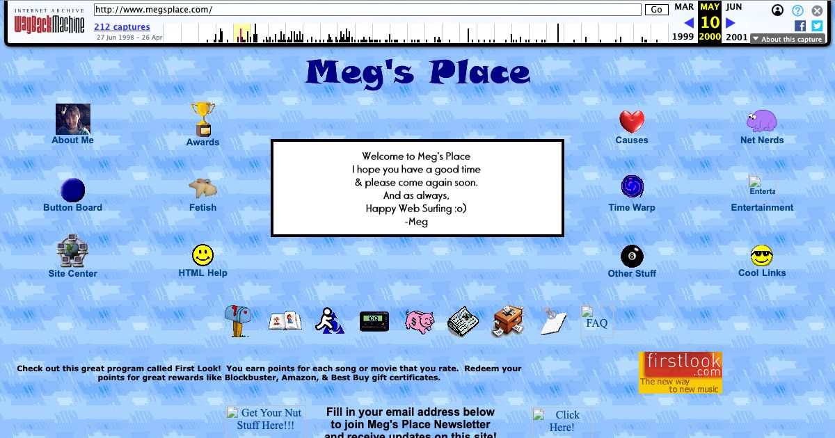 Screenshot of web page.