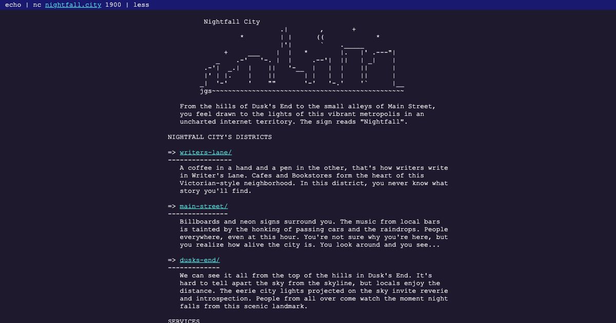 Screenshot of web page.