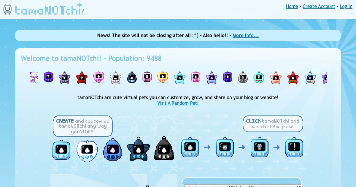 Screenshot of web page.