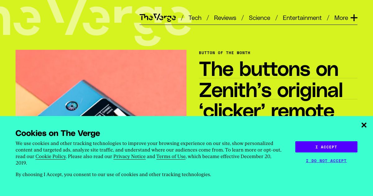 Screenshot of web page.