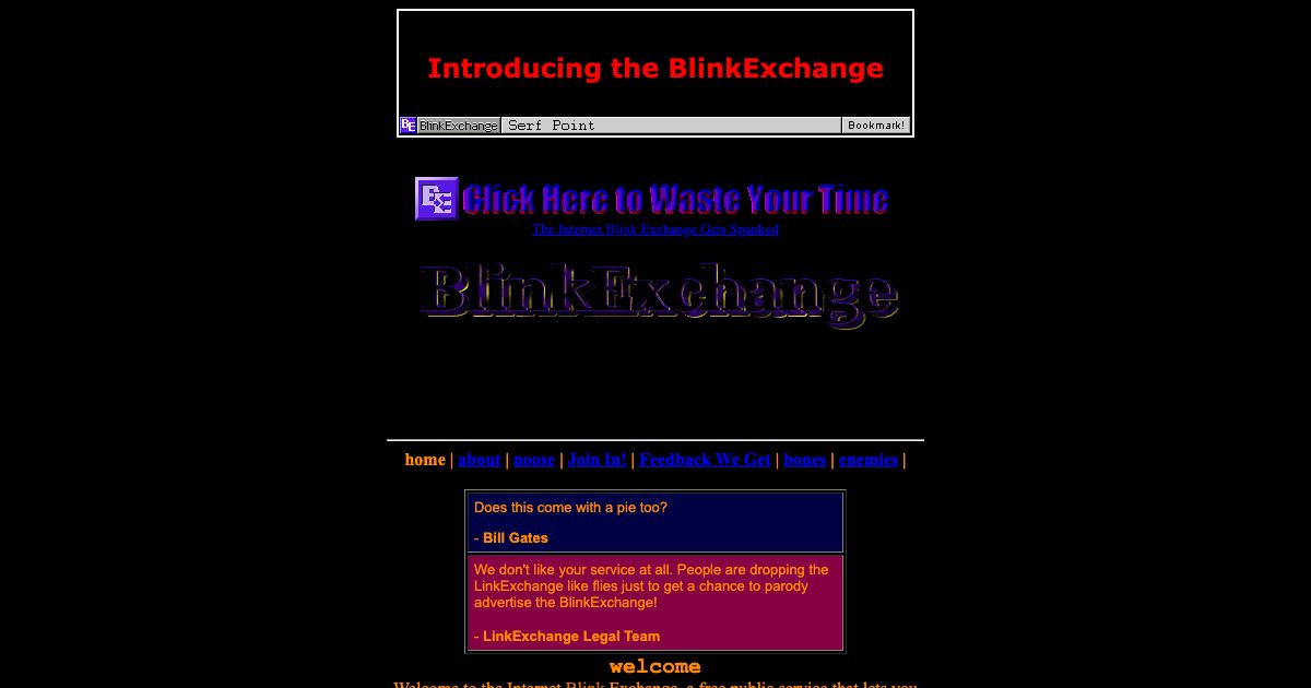 Screenshot of web page.