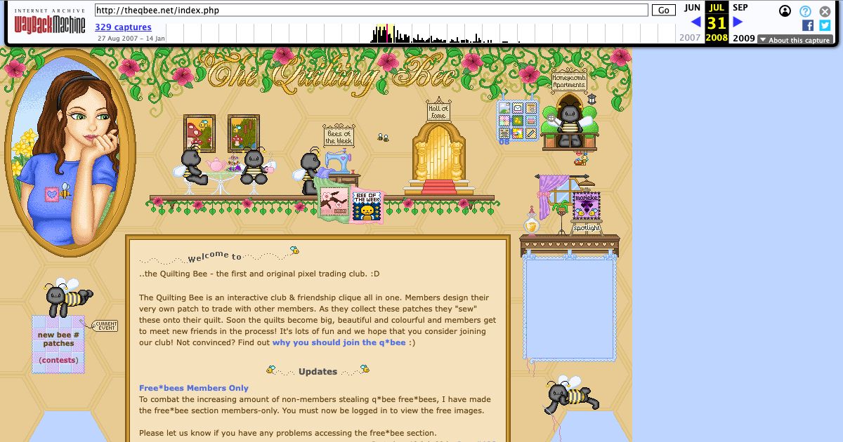 Screenshot of web page.