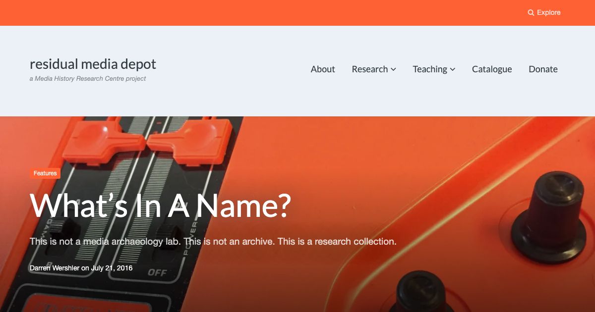 Screenshot of web page.