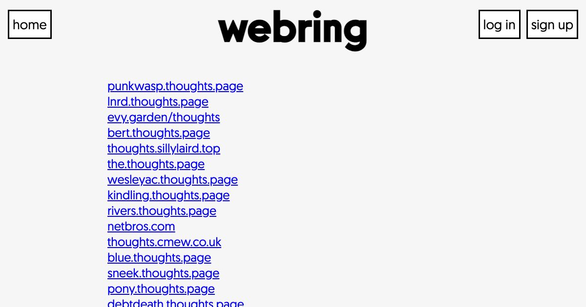 Screenshot of web page.