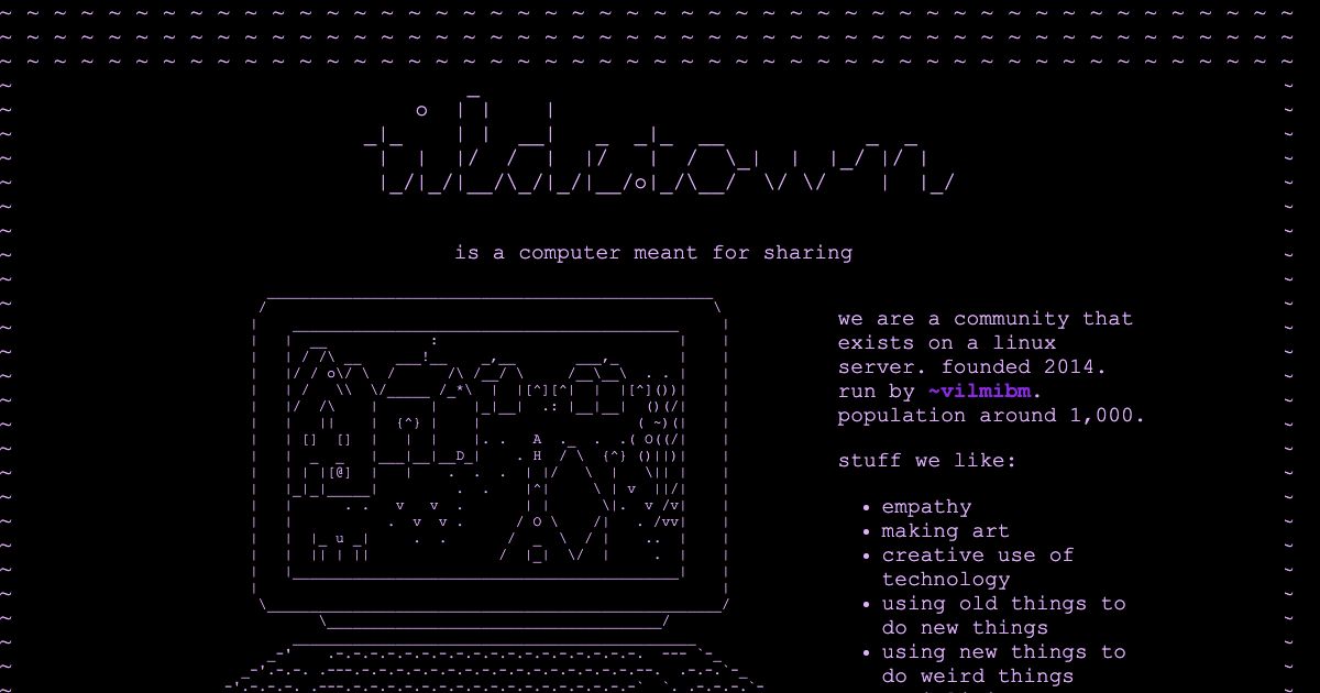 Screenshot of web page.