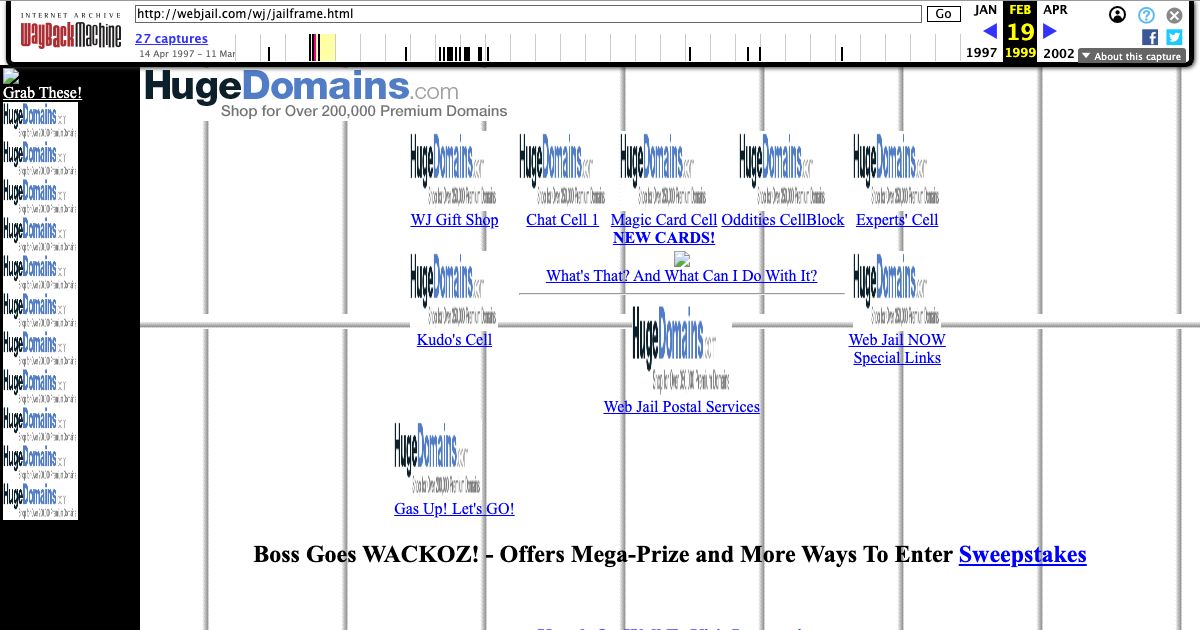 Screenshot of web page.