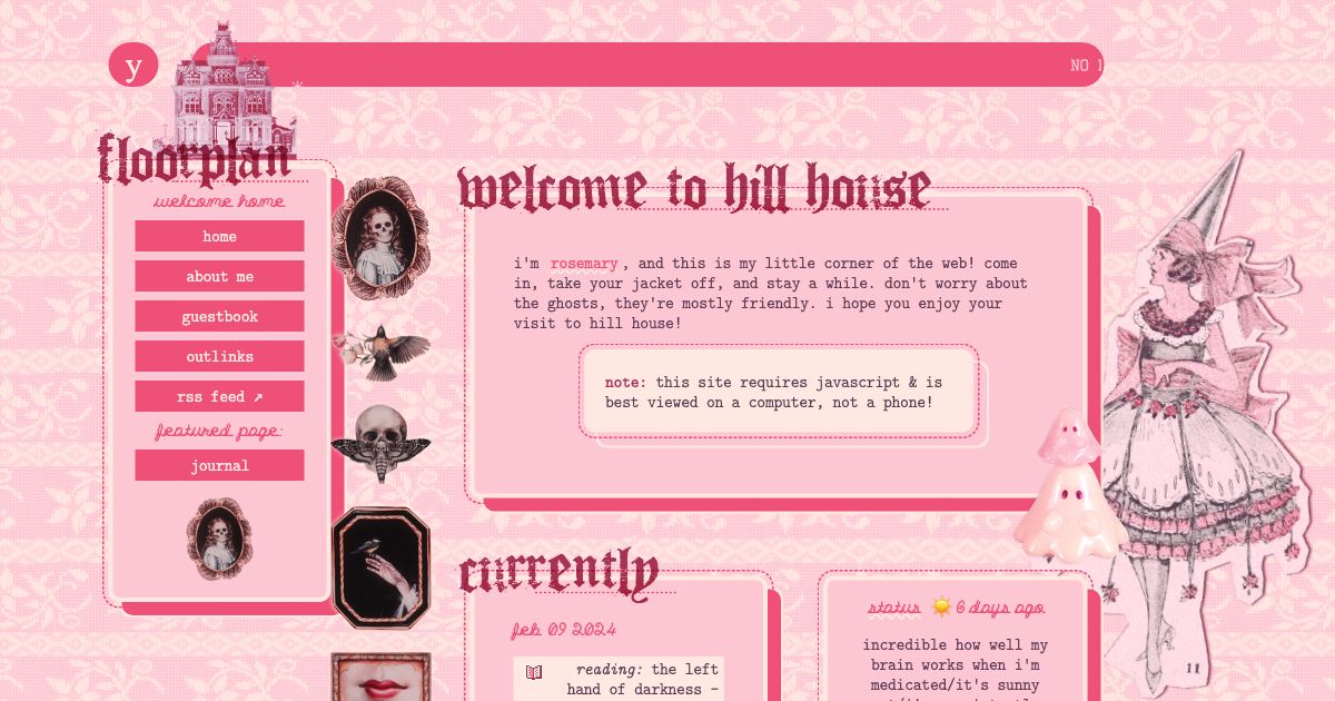 Screenshot of web page.