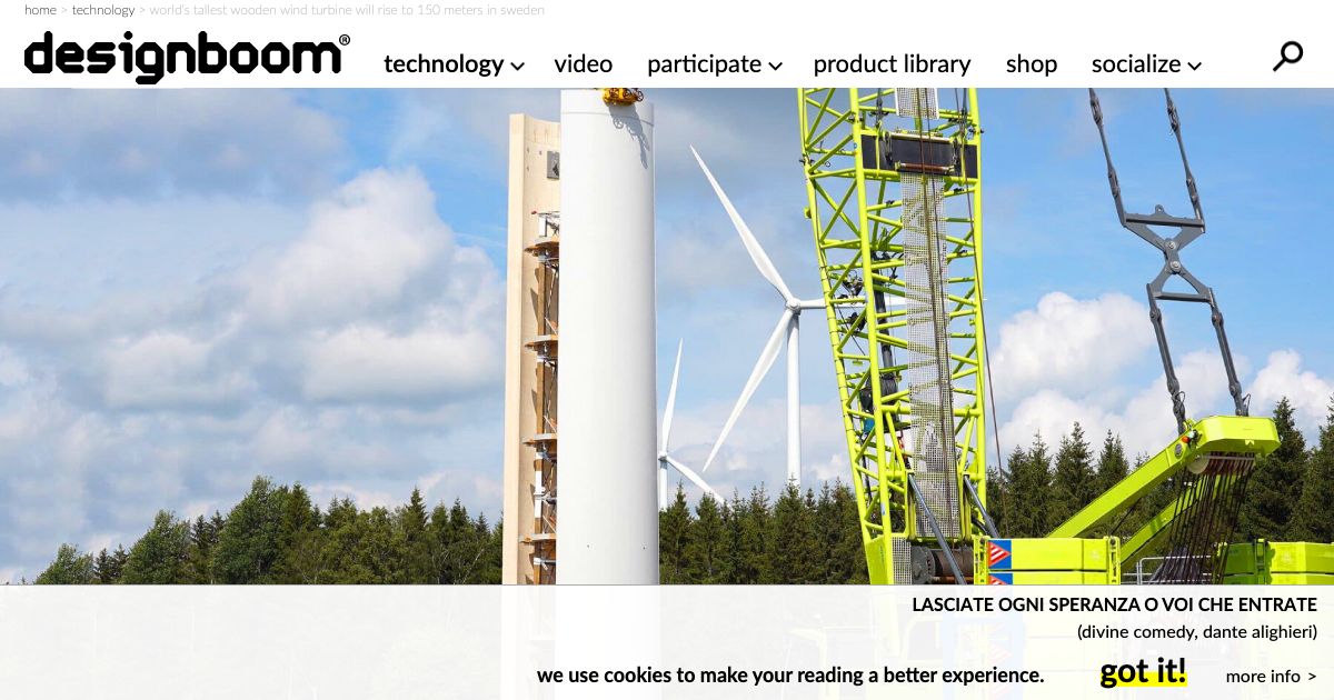 Screenshot of web page.