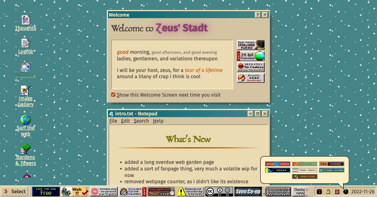 Screenshot of web page.