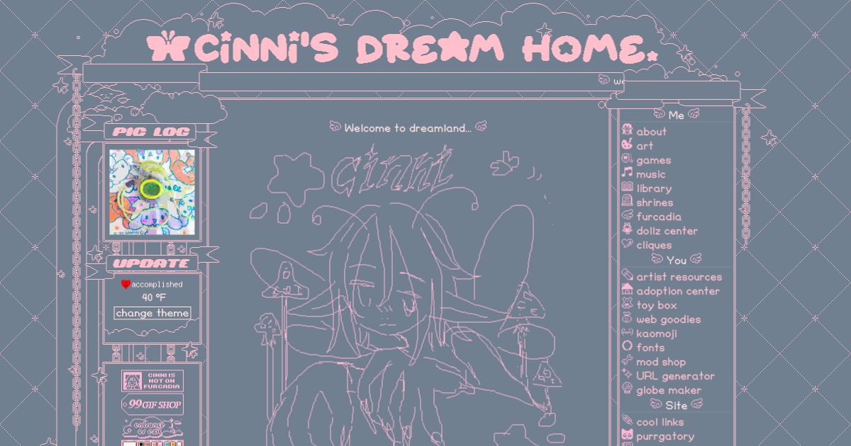 Screenshot of web page.